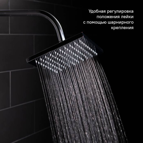 Верхний душ IDDIS Built-in Shower Accessories 00220SPi64, хром